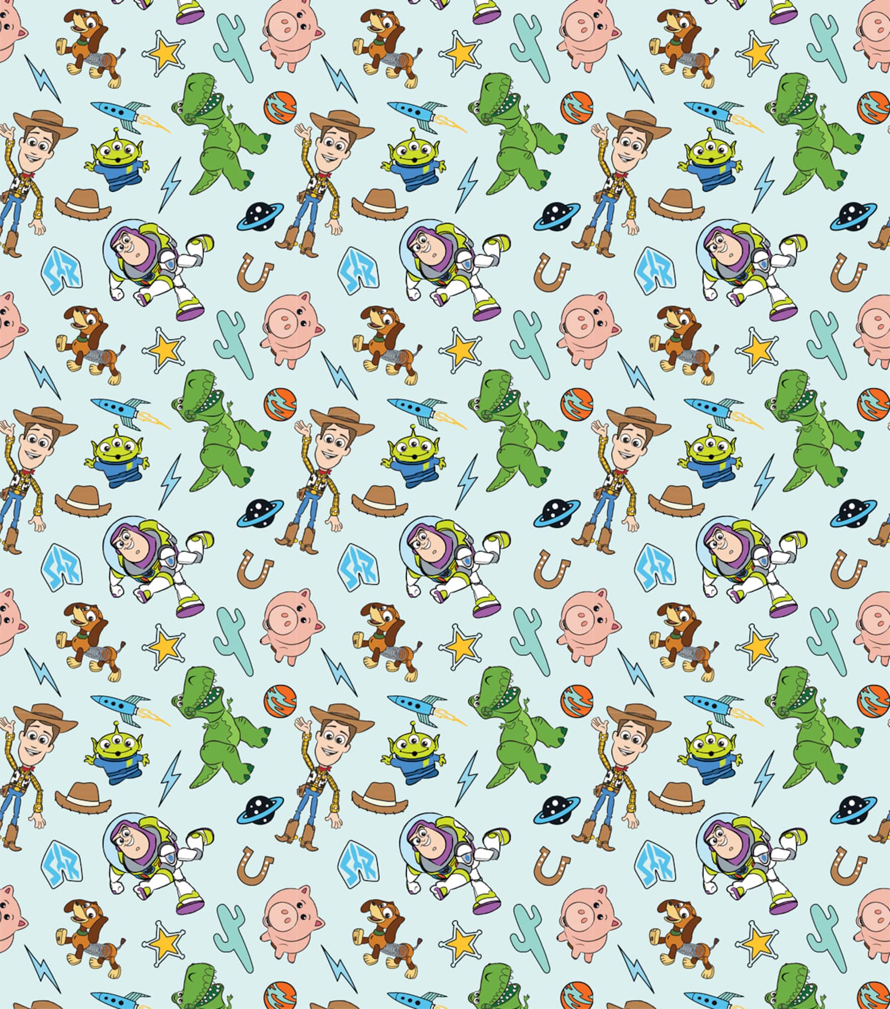 Disney® Toy Story Icon Packed Cotton Fabric
